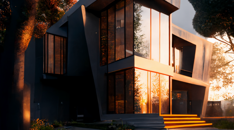 modern-brown-light-house