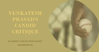 Venkatesh Prasad’s Candid Critique of Indian Cricket Administration