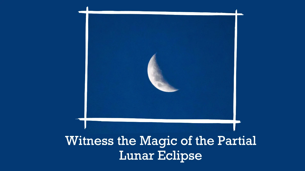 Exploring the Celestial Phenomenon The October 28, 2023 Partial Lunar Eclipse