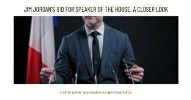 Jim Jordan’s Bid for Speaker of the House A Closer Look